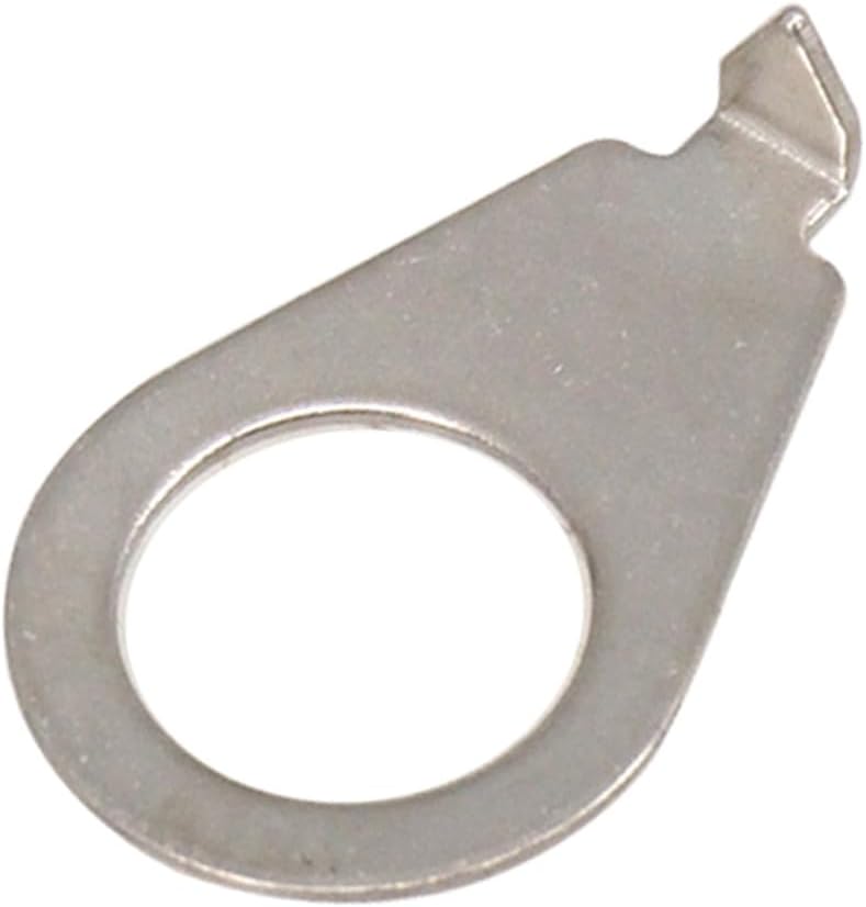 Paquete de 4 perillas de guitarra de 38 pulgadas, indicadores de control de guitarra plateadas, puntas de posición de 0.382 in de diámetro,