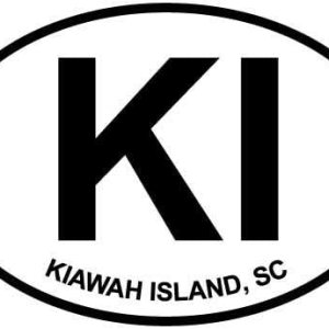 DG Graphics Imán Isla de Kiawah, metal auto del armario del refrigerador del coche del imán del euro del euro del SC 5″ DG Graphics Imán Isla de Kiawah, metal auto del armario del refrigerador del coche del imán del euro del euro del SC 5″