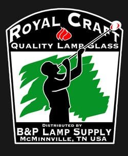 B&P Lamp Lámpara de cristal esmerilado de 2 12 pulgadas por 7 12 pulgadas para lámparas de estilo vintage y antiguo