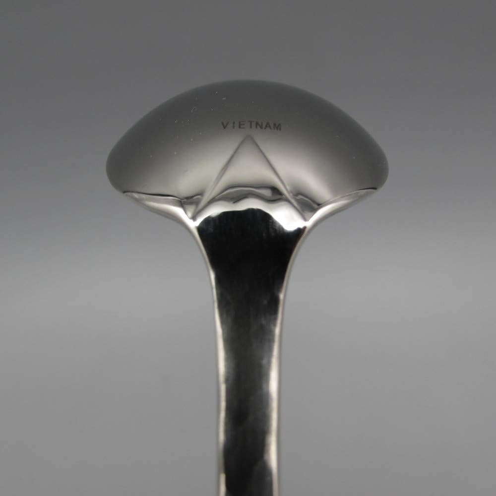 Cucharilla helada antigua martillada Juego de 4