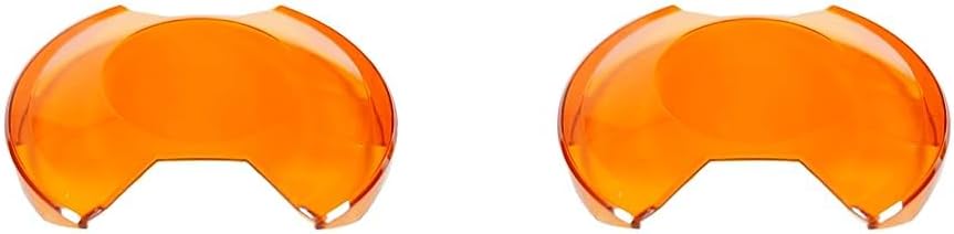 KC HiLiTES 5104 SLIMLITE LED – Escudo de luz – ámbar (paquete de 2)