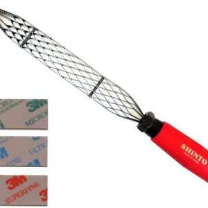 Shinto Saw Rasp E1101 Longitud de la hoja 7.87 pulgadas (7.874 in) longitud total 12.99 pulgadas (12.992 in) Incluye papel de lija Shinto Saw Rasp E1101 Longitud de la hoja 7.87 pulgadas (7.874 in) longitud total 12.99 pulgadas (12.992 in) Incluye papel de lija