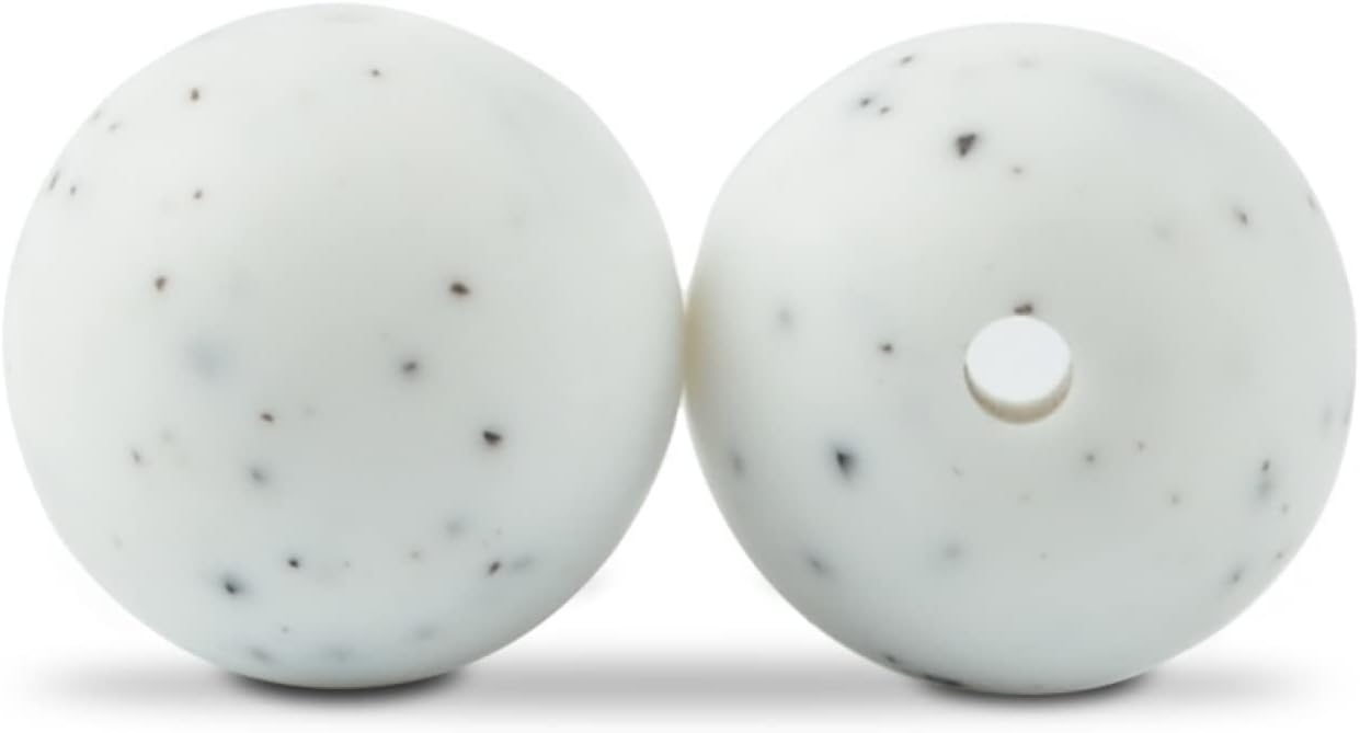 Cuentas de silicona  100 cuentas redondas de 0.354in, kits de manualidades para adultos, kit de fabricación de joyas, cuentas multicolor para
