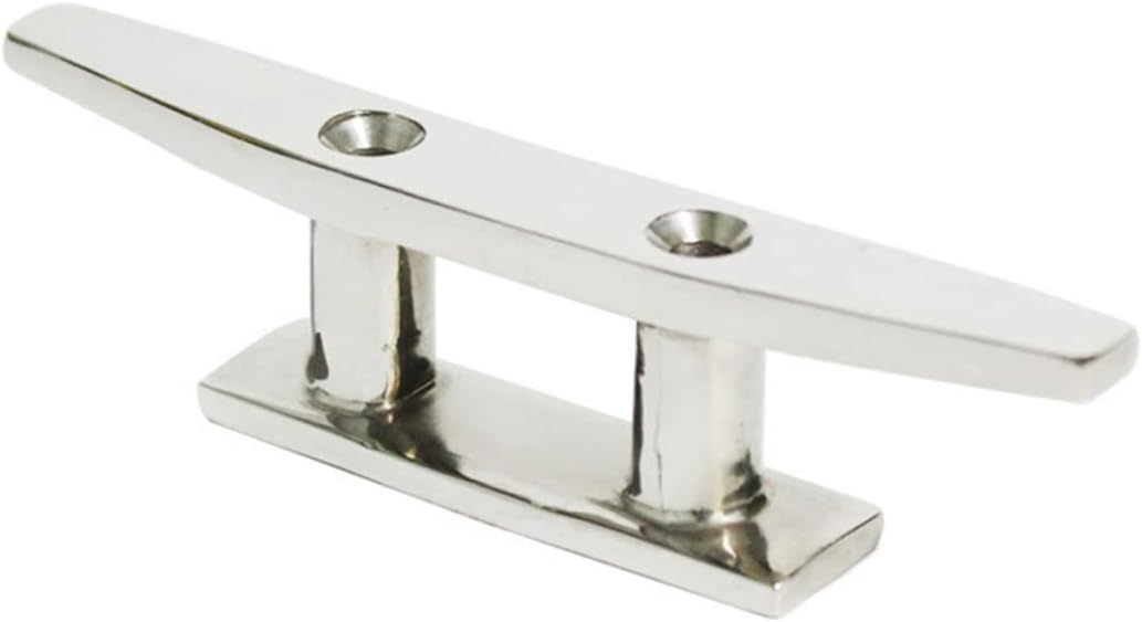 Mikikit 5 tacos de barco Accesorios de barco de acero inoxidable marino Base abierta de acero inoxidable Tabla de clip de metal Accesorios de