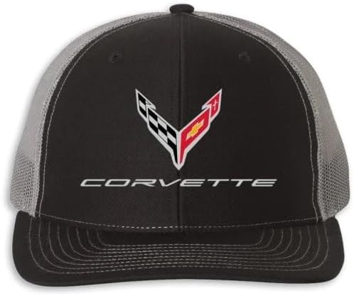 SR1 Performance C8 Corvette Snapback Hat – Gorra trasera de malla estructurada Chevy