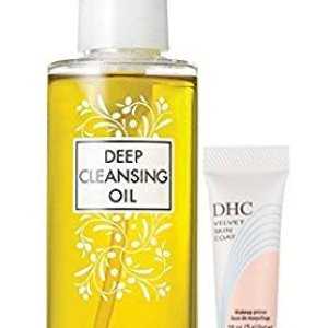 DHC Debe tener, aceite de limpieza profunda mediano, capa de piel de terciopelo mini, aceite de limpieza facial, base de maquillaje, sin fragancia DHC Debe tener, aceite de limpieza profunda mediano, capa de piel de terciopelo mini, aceite de limpieza facial, base de maquillaje, sin fragancia