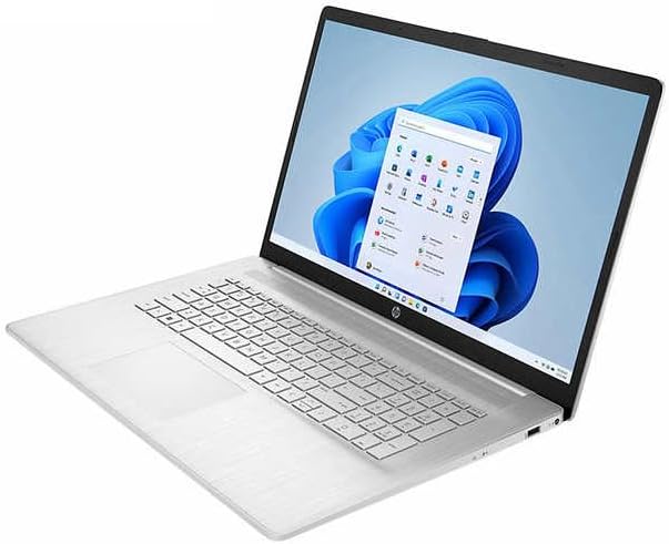 HP Laptop con pantalla táctil de 17.3 pulgadas, AMD Ryzen 5 7530U (hasta 4.5 GHz), 12 GB de RAM, 1 TB PCIe SSD, cámara web, HDMI, WiFi, USB-A y C,