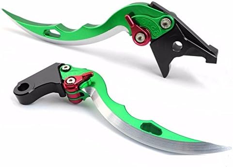 Niree Palanca de embrague de freno para Yamaha XJ6 DIVERSION 2009-2015 XSR 700 ABS 2016 XSR 900 ABS 2016 XV 950 Racer 2016 negro, Verde