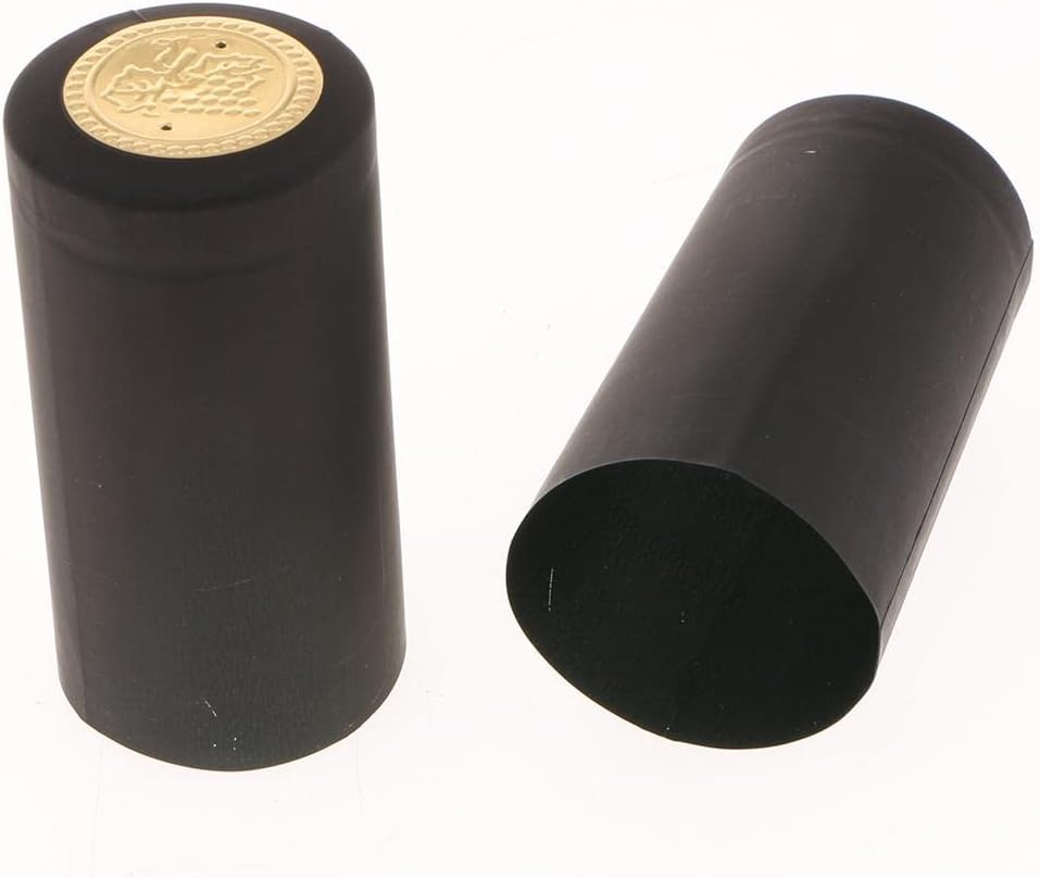 Generic 100 cápsulas termorretráctiles de botella de vino de PVC, 1.339 in ()