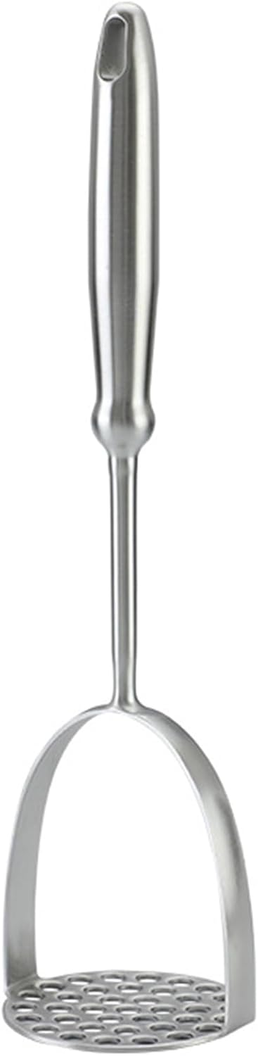 Triturador de patatas de acero inoxidable con mango largo de mano, utensilios de cocina multifuncionales, herramienta de trituración de alimentos