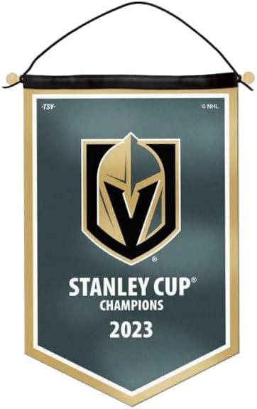 Las Vegas Golden Knights NHL 2023 Stanley Cup Champions Dynasty 12X18 inch Banner