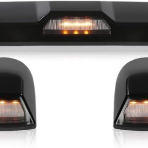 GRAND ORANGE Kit de lámpara LED ámbar para techo compatible con Chevy Silverado GMC Sierra 2500HD 3500HD 2020-2023 84747496, 84747497, 84694118, GRAND ORANGE Kit de lámpara LED ámbar para techo compatible con Chevy Silverado GMC Sierra 2500HD 3500HD 2020-2023 84747496, 84747497, 84694118,