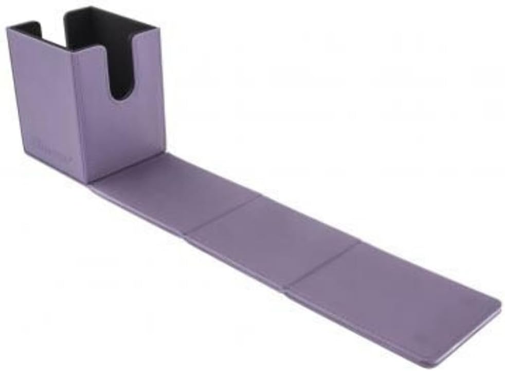Ultra PRO – Caja de cartas con tapa Vivid Alcove (morado) – Almacena y protege hasta 100 tarjetas coleccionables de tamaño estándar, tarjetas de