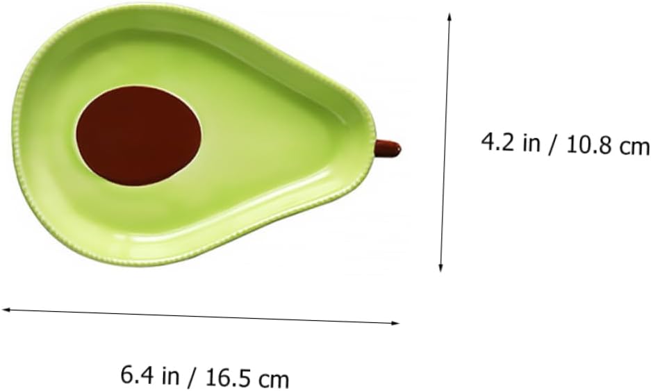 BESTOYARD 3 unids plato de aguacate bandeja mini platos bandejas de frutas contenedores de decoración de frutas platos ensalada postre platos salsa