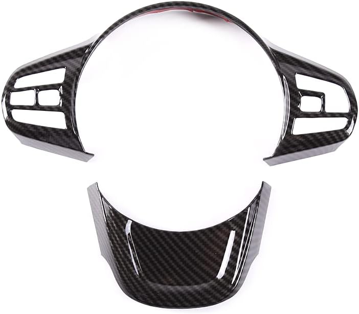 Daeiclru Marco de decoración de volante de automóvil ABS para Toyota Supra GR A90 A91 MK5 2019-2022, cubierta de marco de panel de volante,