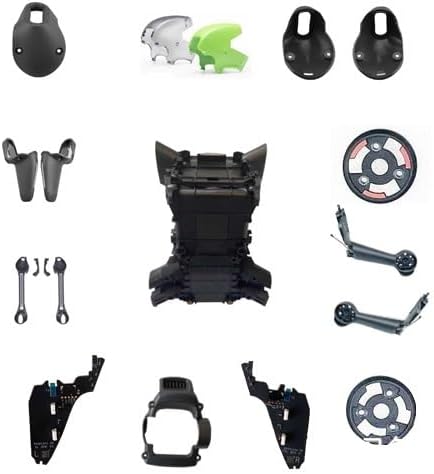 XNasu Para DJI FPV Tren de aterrizaje delantero Motor de base de hélice con piezas de reparación de drones que atraviesan (color  1 par de motores)