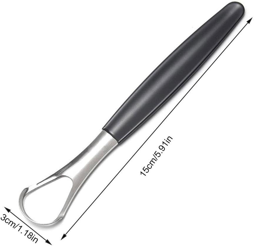 Cepillos limpiadores de lengua, raspador de lengua, raspadores de lengua de acero inoxidable, raspador de lengua portátil que reduce el mal aliento