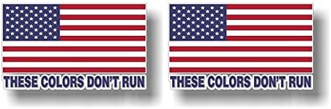 2 calcomanías de vinilo de 5 pulgadas con la bandera de Estados Unidos, estos colores, patriótico, estadounidense, USMC, vehículo, 4×4, camión,