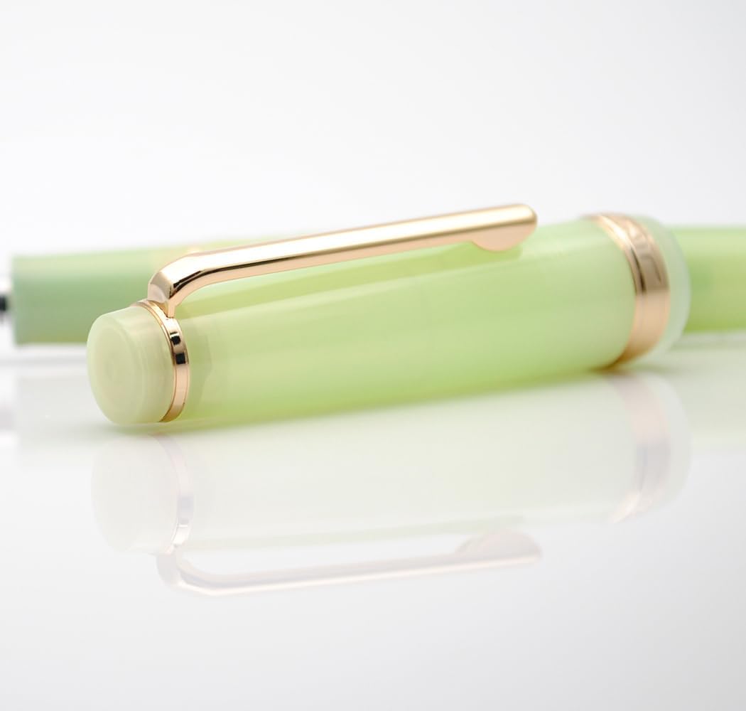 JINHAO 82 Pluma estilográfica (verde tierno, punta fina 0.020 in)