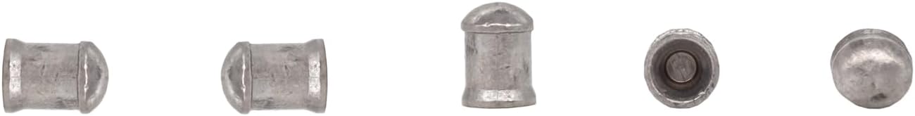 Barra Clyde Heavy .177 Cal 0.177 in Pellets, 13.43 peso de grano, munición de plomo para rifles de pellet, juego pequeño, 400 unidades