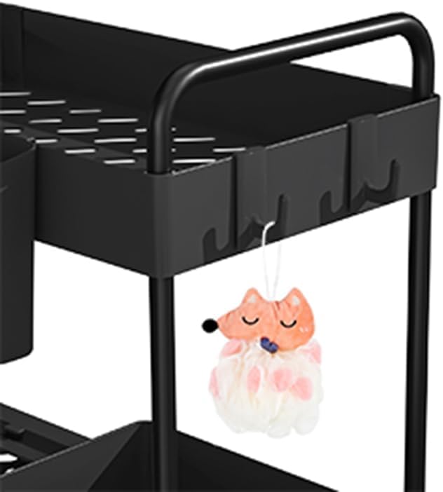 USFU Organizadores y almacenamiento debajo del fregadero para cocina y baño, impermeable y resistente, estante organizador de suministros de