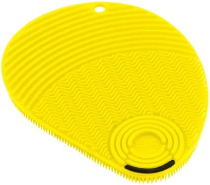 Kuhn Rikon 21116 Esponja de silicona de uso múltiple de aleta de fregador, talla única, amarillo