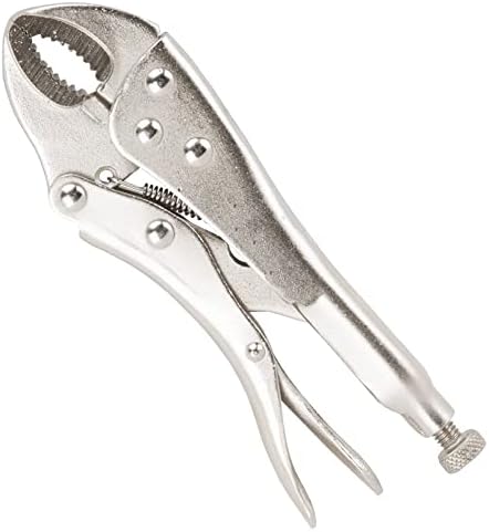Edward Tool – Alicates curvados de bloqueo de mandíbulas  Vulcan forjado de acero al carbono  Mandíbulas fresadas endurecidas para un máximo agarre