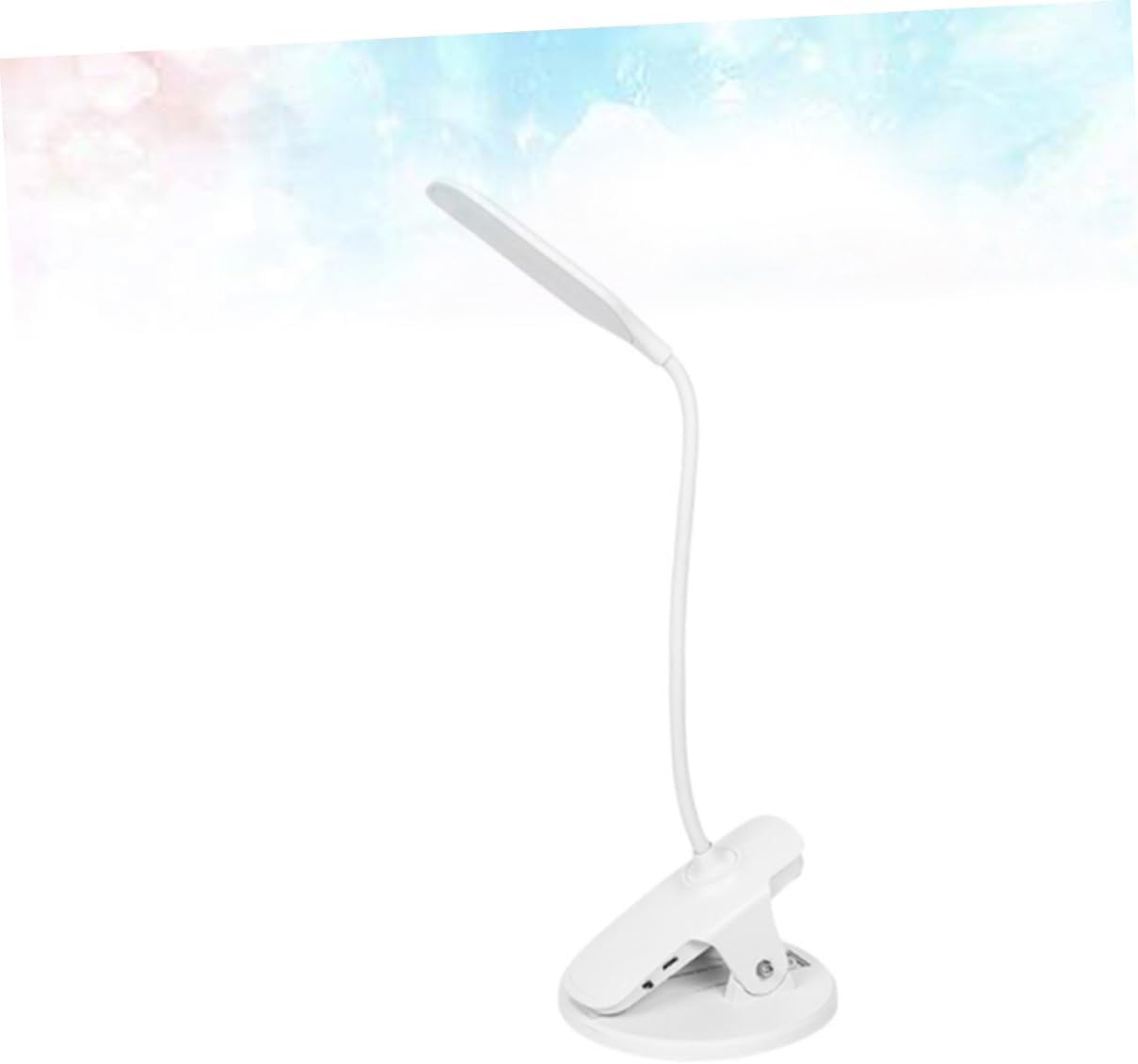 Uonlytech Lámpara de escritorio con clip, 1 unidad, lámpara de escritorio portátil, lámpara de mesa, luces de mesa para escritorio, lámpara de