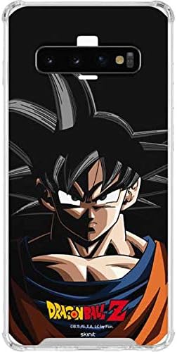 Skinit Funda transparente compatible con Samsung Galaxy S10, diseño de retrato de Dragon Ball Z Goku con licencia oficial