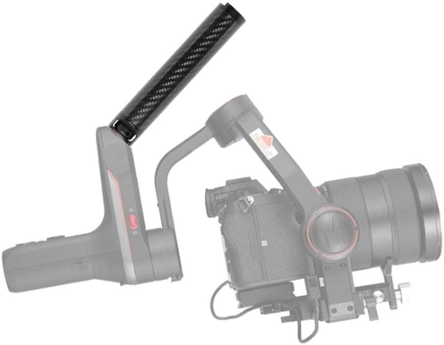 BGNing Barra de extensión de mango de fibra de carbono compatible con Weebill S Estabilizador de mano Soporte de monitor para cardán Weebill Lab