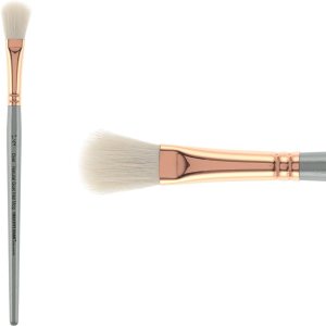 Creative Mark Pinceles de pelo de cabra blanca natural, pinceles de pintura para pintura acrílica, aceite, acuarela y más, ovalados, tamaño 0.5 Creative Mark Pinceles de pelo de cabra blanca natural, pinceles de pintura para pintura acrílica, aceite, acuarela y más, ovalados, tamaño 0.5