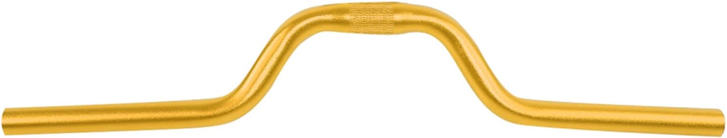 Keenso Manillar de bicicleta de carretera MTB cómodo manillar de engranaje fijo M barra elevadora de aleación de aluminio (dorado)