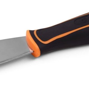 ROLLINGDOG Cuchillo de masilla rígida de 1.5 pulgadas, herramienta raspadora de pintura de cincel de acero inoxidable para pelar papel tapiz ROLLINGDOG Cuchillo de masilla rígida de 1.5 pulgadas, herramienta raspadora de pintura de cincel de acero inoxidable para pelar papel tapiz