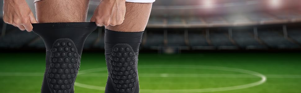 Rodilleras de voleibol para adultos, protección de compresión para piernas para jóvenes y adultos, deportes, fútbol, baloncesto y correr (talla M,