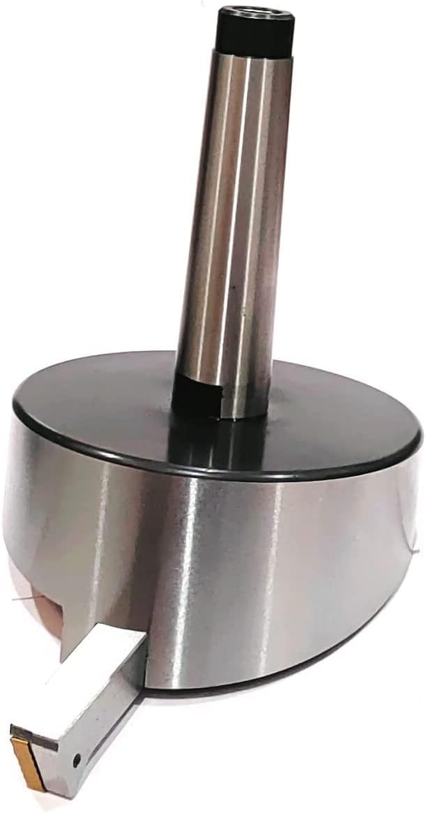 Nuevo Tamaño de cabeza grande 4 pulgadas  3.937 in de diámetro cortador de moscas con punta de carburo indexable herramienta (Morse Taper 3 MT))