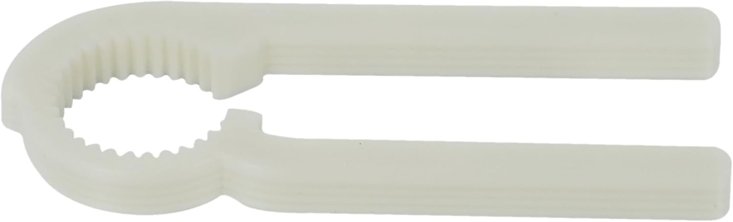 Intulon Abridor y tensor compacto de botellas de bebidas Cool Twist, agarre para tapa de botella, cabe fácilmente en el bolsillo o bolsa (blanco