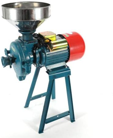 Molinillo eléctrico de maíz, molinillo de maíz comercial de 110 V, 3000 W, molinillo de trigo, molinillo de harina con tolva (molinillo seco)