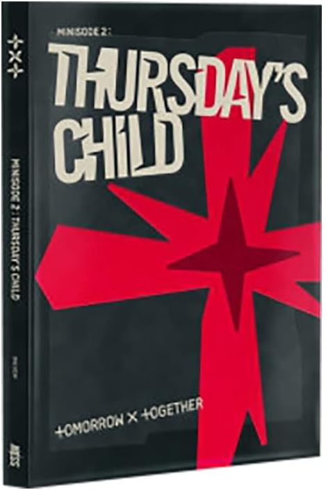 TXT – Minisodio 2 Thursday’s Child MESS Ver. 4 Mini álbum CD+tarjeta lenticular+postal+pegatinas+juguete de papel con logotipo+tarjeta