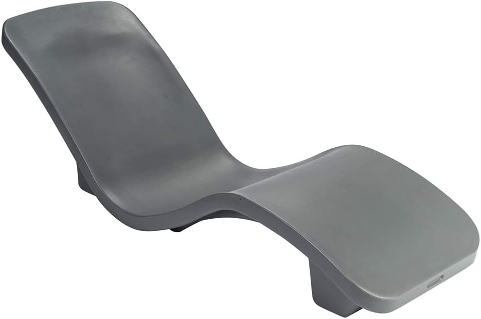 S.R.Smith RS-1-20 R-Series – Tumbona para piscina, individual, gris