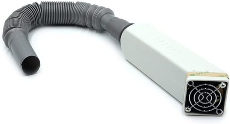 Kit de accesorios para microscopio, cámara de preparación de diapositivas, amortiguador de ventilador de escape, extractor de humos para reparación