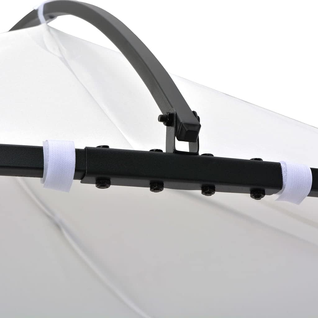 vidaXL Gazebo para exteriores resistente a la intemperie, 118.1 x 114.2 pulgadas, resistente a los rayos UV y al agua, con elegantes detalles