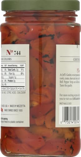 Jeffs Naturals – Tiras de campana tostada con pimienta, 12 onzas