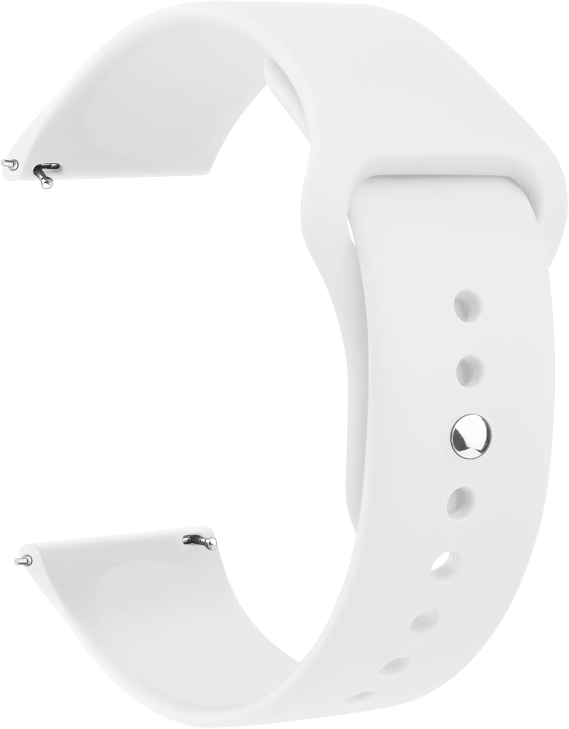 Vancle Correa de reloj de silicona de liberación rápida 0.787 in 0.866 in, correa de repuesto deportiva suave y transpirable para Samsung Galaxy