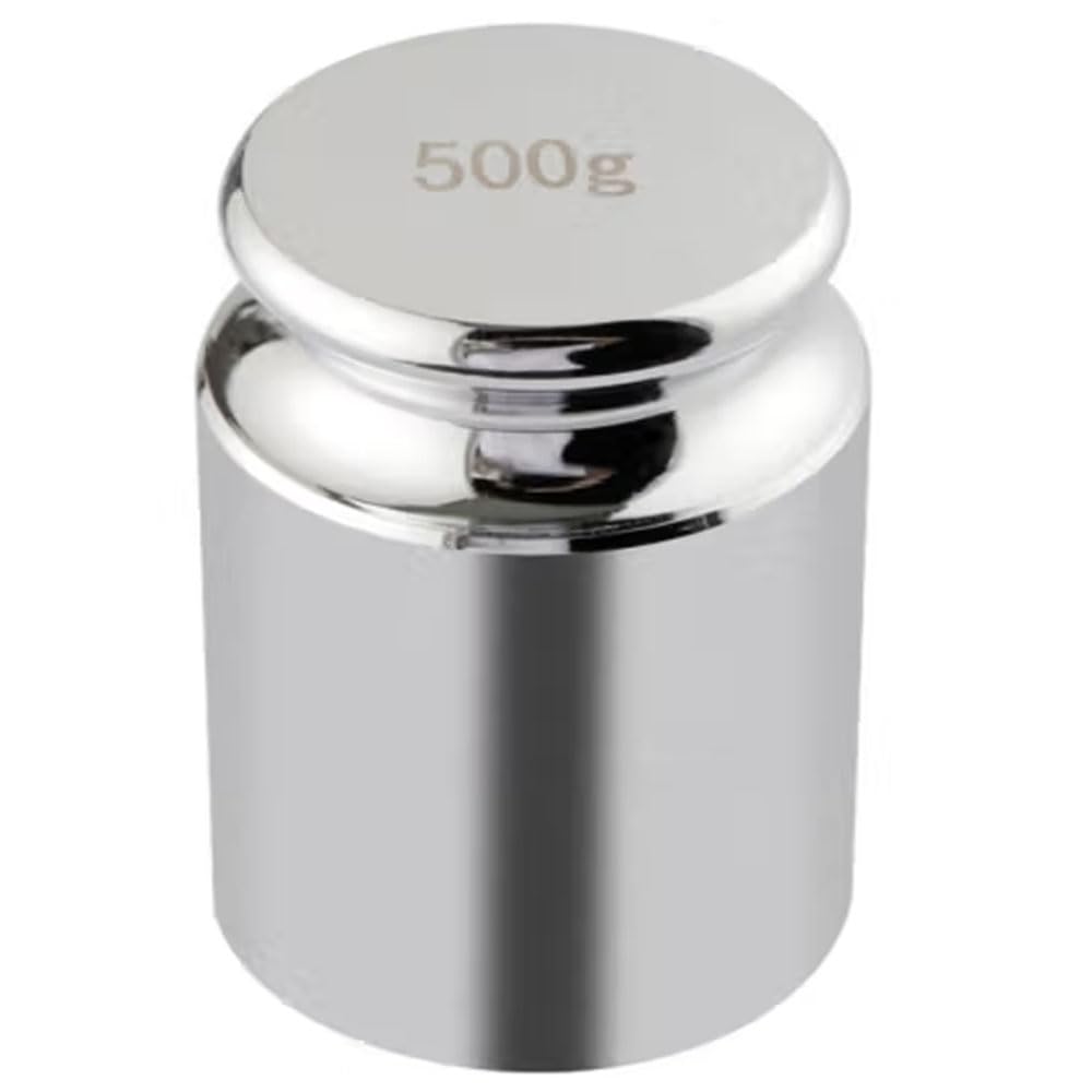 Pesar básculas Calibración Peso, Gramo de Calibración Peso,Pesos de calibración de balanza de báscula, para balanza digital (500G)