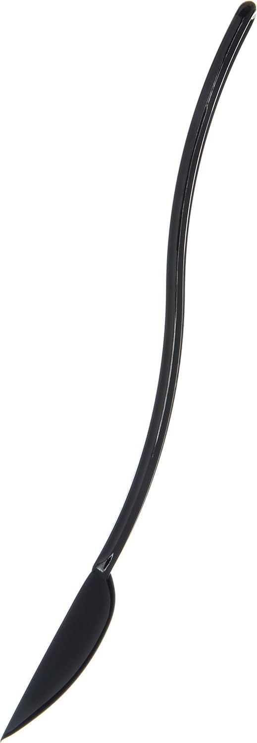 Carlisle Cucharas para servir ensaladabufé, macizas y perforadas, .25 onzas – .8 onzas., Negro, 1