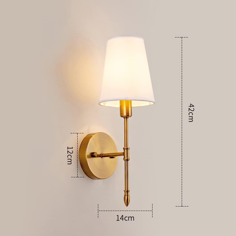 Juego de 2 apliques de pared alimentados por batería, no requiere cableado, con bombilla regulable remota, fácil de instalar, para mesita de noche,