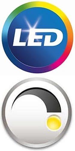 Philips – BR30 Bombilla Led de luz blanca suave regulable con efecto de brillo cálido, 457036, 9watts, 120 volts