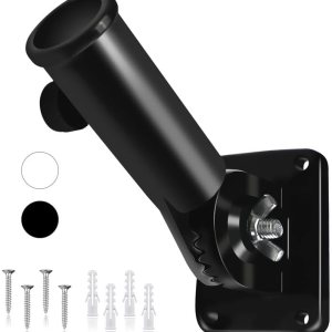 HOOPLE Soporte para asta de bandera para casa exterior, soporte de poste de bandera ajustable, soporte de bandera de metal para exterior, soporte de HOOPLE Soporte para asta de bandera para casa exterior, soporte de poste de bandera ajustable, soporte de bandera de metal para exterior, soporte de