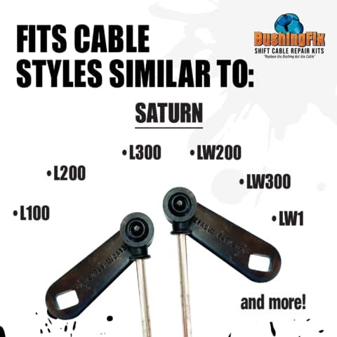 BushingFix SA1KIT Kit de reparación de bujes de cable de cambio de transmisión automática, kit de reparación de transmisión para bujes de cambio