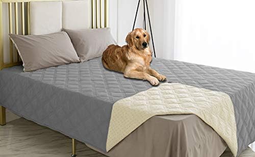 Ameritex – Manta impermeable para cama de perro con parte trasera antideslizante para muebles, cama, sofá